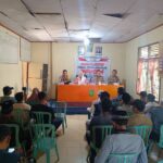 Suasana sosialisasi narkoba di Tempuling, pagi tadi. (ft muhamad)