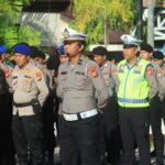 Suasana Apel Pengamanan Malam Takbir Iduladha, pagi tadi. (ft muhamad)