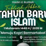 Flyer Tahun Baru Islam di Kundur. (ft kominmfokarimun)