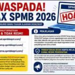 Flyer waspada hoax PMB. (ft