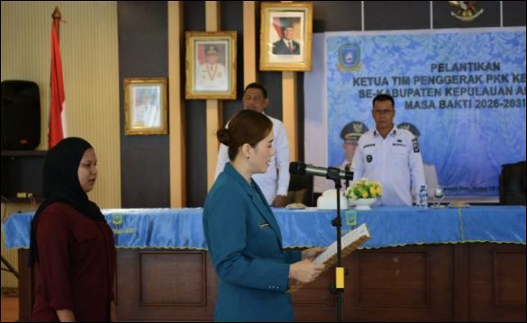 Ketua TP PKK Anambas, Sinta Aneng. (ft budi)