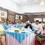 Suasana syukuran Hari Jadi Kabupaten Karimun di Pemkab Karimun, pagi tadi. (ft rizki firman)